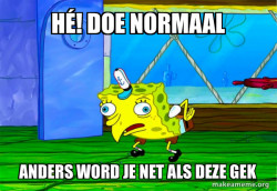 Mocking SpongeBob