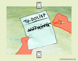 To Do List - Nothing