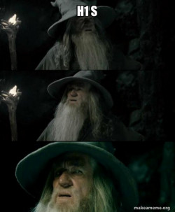 Confused Gandalf