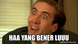 Sarcastic Nicholas Cage