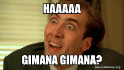 Sarcastic Nicholas Cage