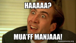 Sarcastic Nicholas Cage