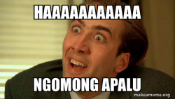 Sarcastic Nicholas Cage