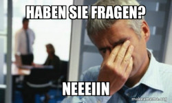 Fragen Ã¼ber Fragen (nicht)