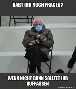 Bernie Sanders at the Inauguration