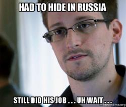 Edward Snowden (NSA Whistle Blower)