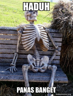 Waiting Skeleton