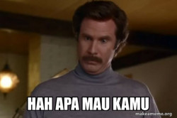 Ron Burgundy I am not even mad or That's amazing (Anchorman)