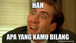 Sarcastic Nicholas Cage