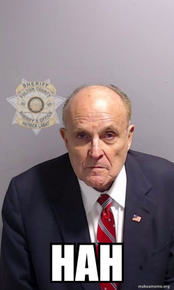 Rudy Giuliani Mugshot