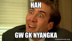 Sarcastic Nicholas Cage