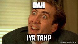 Sarcastic Nicholas Cage