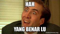 Sarcastic Nicholas Cage