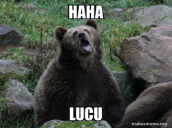 Sarcastic Bear