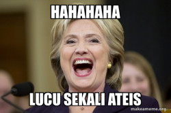 Hillary Clinton Laughs