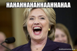 Hillary Clinton Laughs