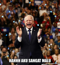 Happy Tim Walz