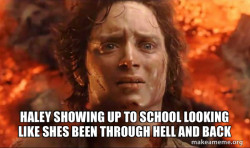 Frodo it's over it's done