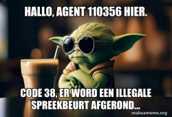 Baby Yoda secret agent