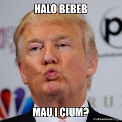 Donald Trump Kissing