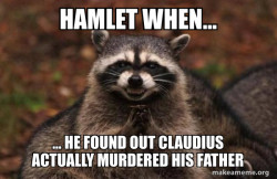 Evil Plotting Raccoon