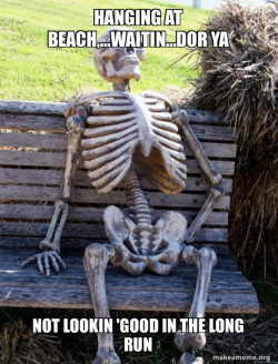 Waiting Skeleton