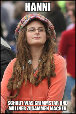 Female College Liberal - Bad Argument Hippie