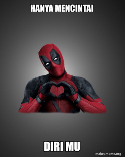 Deadpool Heart Hands