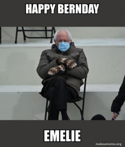 Bernie Sanders at the Inauguration