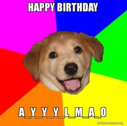 Birthday Dog