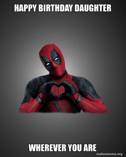 Deadpool Heart Hands