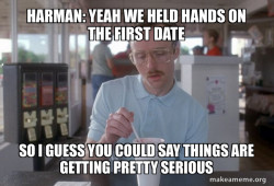 Things are getting pretty serious