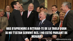 And then we told them