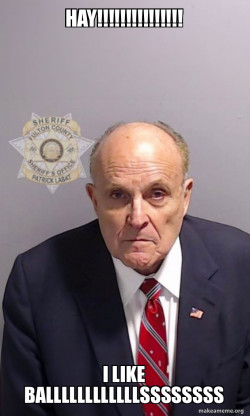 Rudy Giuliani Mugshot