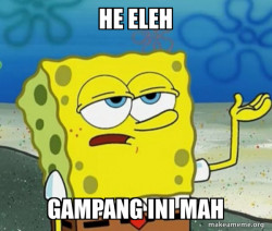 Tough SpongeBob
