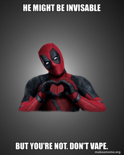 Deadpool Heart Hands