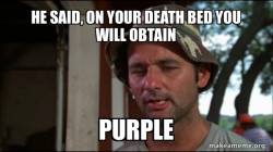 Bill Murry Caddyshack (So I got that going for me)