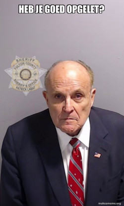 Rudy Giuliani Mugshot