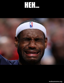 Lebron Crying