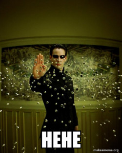 Neo Stopping Bullets