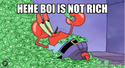 Mr Krabs Money