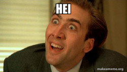 Sarcastic Nicholas Cage