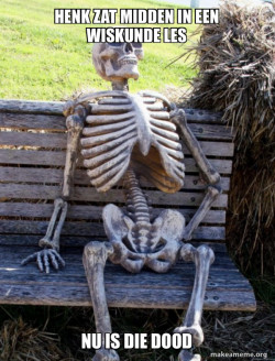 Waiting Skeleton