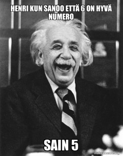Laughing Albert Einstein
