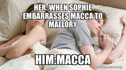 Couple thinking in bed