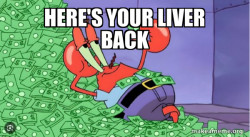 Mr Krabs Money