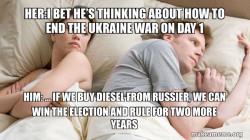 Couple thinking in bed