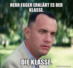 Forrest Gump just like that