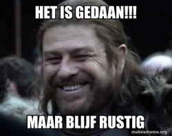 Happy Ned Stark Meme
