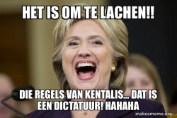 Hillary Clinton Laughs